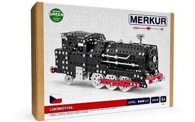 STAVEBNICE MERKUR 6131 Lokomotiva 596 pcs
