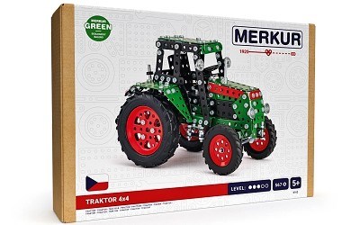 STAVEBNICE MERKUR 6162 Traktor 4X4 567 pcs