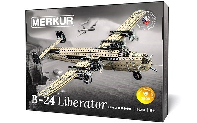 STAVEBNICE MERKUR 6179 Bombardér B-24 Liberator 902 pcs Limited edition 2500 Pcs
