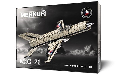 STAVEBNICE MERKUR 6193 Stíhačka Mig-21 682 pcs