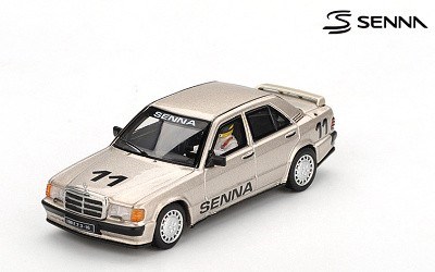Mercedes-Benz 190 E 2.3-16 #11 Ayrton Senna 1984 Nürburgring Race of Champions w/ Figure