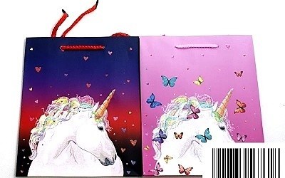 Taška dárková JEDNOROŽEC 18x23x8 