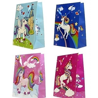 Taška dárková JEDNOROŽEC 18x24x8 