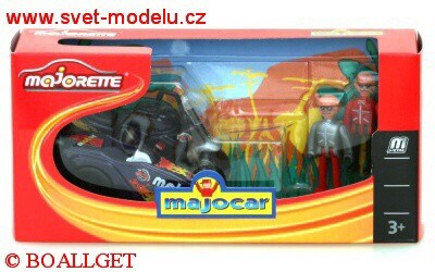 MOTOCYKL SE SAJDKÁROU + 2 FIGURKY