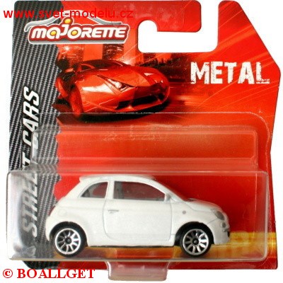 AUTÍČKO MAJORETTE FIAT 500 WHITE BLISTR