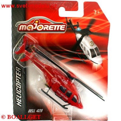 VRTULNÍK  BELL 429 MAJORETTE FIRE BRIGADE červený