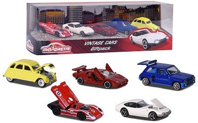 AUTÍČKA MAJORETTE VINTAGE CARS 5-PACK