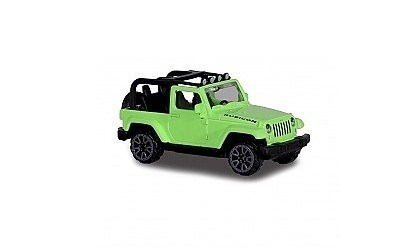 AUTÍČKO MAJORETTE STREET BLISTR JEEP WRANGLER OPEN ROOF GREEN
