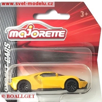 AUTÍČKO MAJORETTE STREET BLISTR FORD GT YELLOW