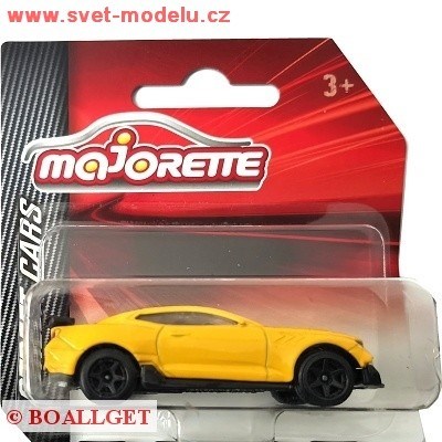 AUTÍČKO MAJORETTE STREET BLISTR CHEVROLET CAMARO YELLOW