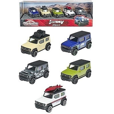 AUTÍČKO MAJORETTE SUZUKI JIMMY 5-PACK