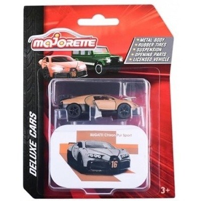 AUTÍČKO MAJORETTE DELUXE CARS BUGATTI CHIRON PUR SPORT BROWN