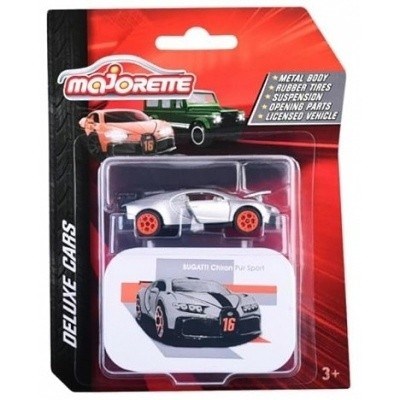 AUTÍČKO MAJORETTE DELUXE CARS BUGATTI CHIRON PUR SPORT SILVER