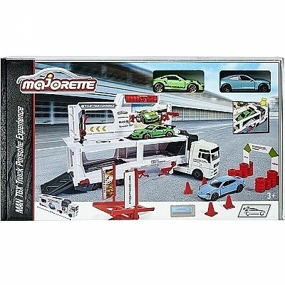 MAJORETTE SET MAN THX TRUCK PORSCHE EXPERIENCE W/ 2 CARS