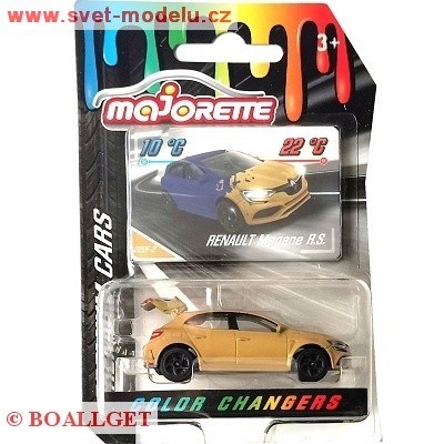 AUTÍČKO MAJORETTE COLOR CHANGERS RENAULT MEGANE R.S.