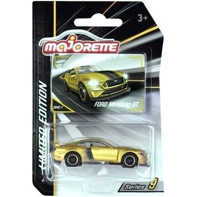 AUTÍČKO MAJORETTE SERIES 9 GOLD FORD MUSTANG GT LIMITED EDITION