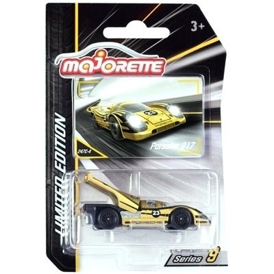 AUTÍČKO MAJORETTE SERIES 9 GOLD PORSCHE 917 LIMITED EDITION
