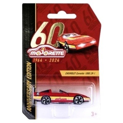 AUTÍČKO MAJORETTE 60TH ANNIVERSARY EDITION CHEVROLET CORVETTE ZR-1 RED