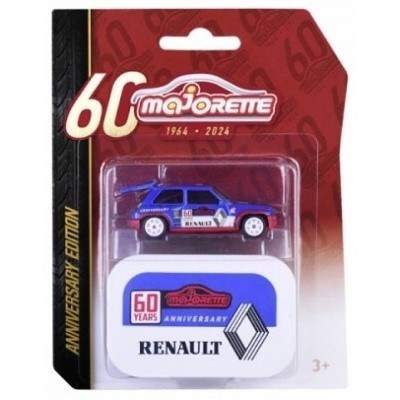 AUTKO MAJORETTE 60TH ANNIVERSARY EDITION RENAULT 5 TURBO BLUE