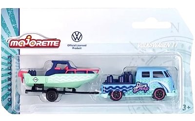 AUTÍČKO MAJORETTE VOLKSWAGEN T1 PICK-UP DIVE DEEP S ČLUNEM