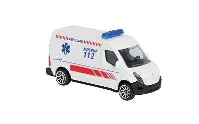 AUTÍČKO MAJORETTE RENAULT MASTER AMBULANS
