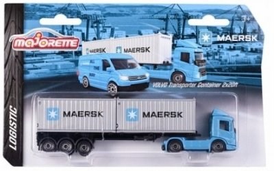 AUTÍČKO MAJORETTE LOGISTIC VOLVO TRANSPORTER 2x20FT CONTAINER
