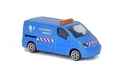 AUTÍČKO MAJORETTE RENAULT TRAFIC ELECTRIC SERVICE BLUE