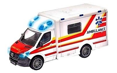 AUTÍČKA MAJORETTE MERCEDES-BENZ SPRINTER AMBULANCE