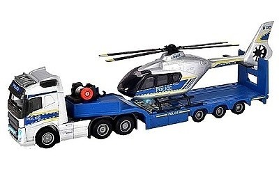 AUTÍČKA MAJORETTE VOLVO POLICE W/ HELICOPTER