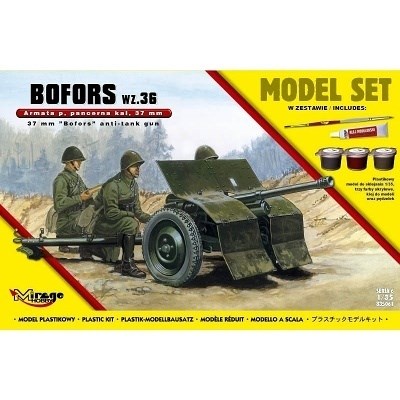 ANTI-TANK GUN BOFORS 35mm WZ36 MODEL SET