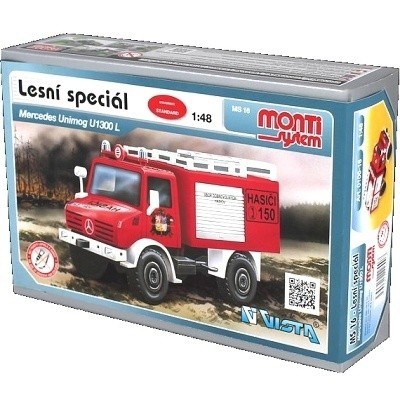 MONTI SYSTÉM 16 MERCEDES UNIMOG U 1300L FIRE BRIGADE
