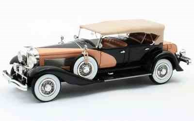 DUESENBERG SJ J-562-2592 DUAL COWL PHAETON LA GRANDE UNIT CITY BOCY Co. CLOSED 1935