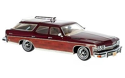 BUICK LE SABRE WAGON 1974 RED / WOOD