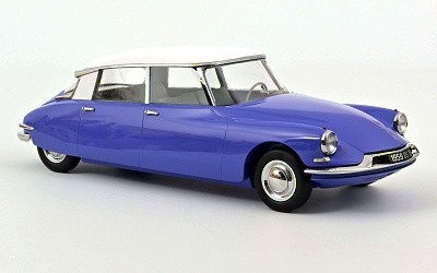 Citroën DS 19 1959 Bleu Delphinium & Blanc