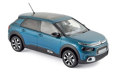 CITRON C4 CACTUS 2018 EMERAUDE BLUE & WHITE DECO