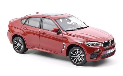 BMW X6M 2015 Red metallic