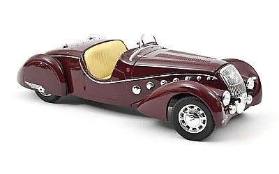 PEUGEOT 302 DARL'MAT ROADSTER 1937 ROUGE FONC