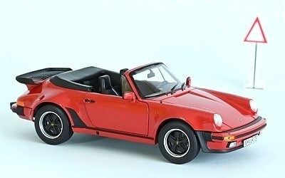 PORSCHE 911 TURBO CABRIO 1987 RED