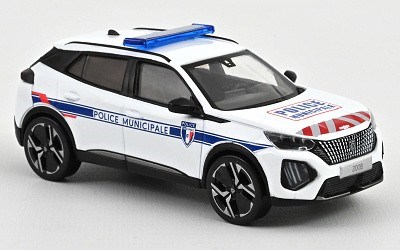 Peugeot 2008 2024 Police Municipale with red/white