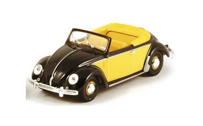 VOLKSWAGEN COCCINELLE CABRIO 1949 BLACK/YELLOW
