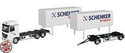 MERCEDES-BENZ ACTROS WITH STEEL CONTAINER INTERCHANGABLE BODY SCHENKER