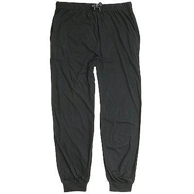 Spací kalhoty ADAMO dlouhé černé s manžetami  6XL - 10XL