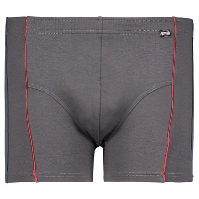 Pánské boxerky Adamo s krátkou nohavičkou hnědé 7XL - 8XL