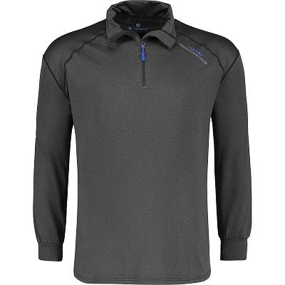 Pánské funkční tričko ADAMO 129213 tmavě šedé dlouhý rukáv 4XL - 8XL