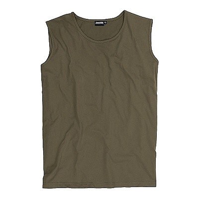 Tričko ADAMO bez rukávů khaki