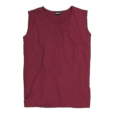 Tričko ADAMO bez rukávů bordó