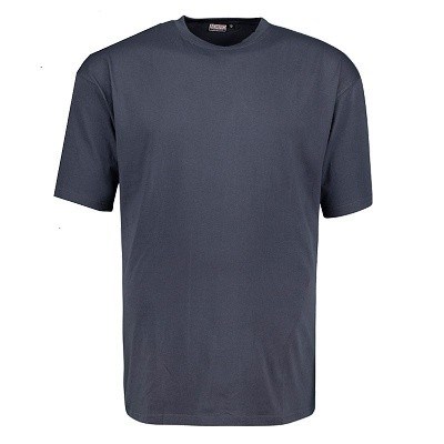 Tričko ADAMO krátký rukáv tmavě šedé  7XL - 12XL