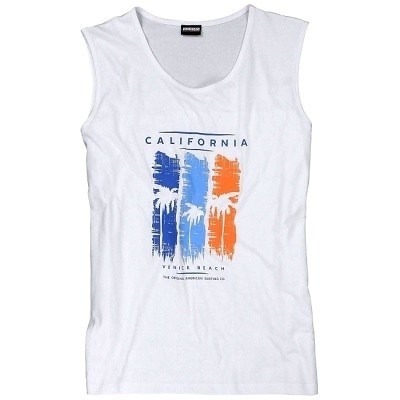 Pnsk tlko ADAMO bez rukv CALIFORIA bl s potiskem 4XL - 12XL