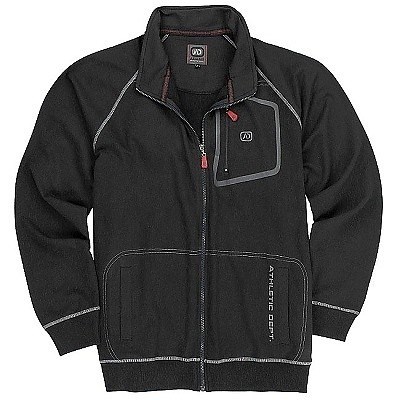 Pánská mikina MANUEL ADAMO černá 4XL - 14XL