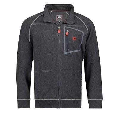 Pánská mikina MANUEL ADAMO tmavě šedá 9XL - 12XL